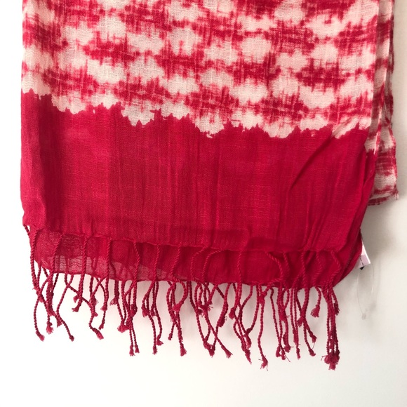 GAP New Pink Tie-dye Scarf - Picture 3 of 5